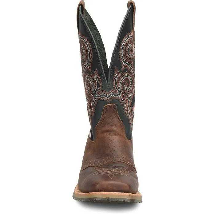 Double H Men's Haywood 11" Square Toe Slip Resistant Work Boot -Brown- DH4661