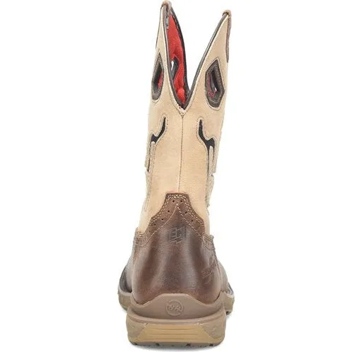 Double H Men's Phantom Rider Syphon 11" Wide Steel Toe Roper Work Boot -Brown- DH5389