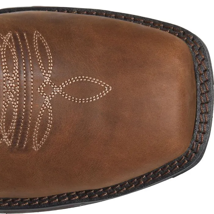 Double H Men's Phantom Rider Witness 11" Composite Toe Roper Work Boot -Brown- DH5388