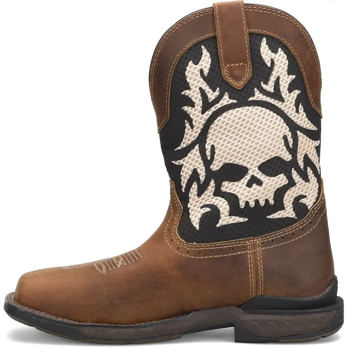 Double H Men's Phantom Rider Witness 11" Composite Toe Roper Work Boot -Brown- DH5388