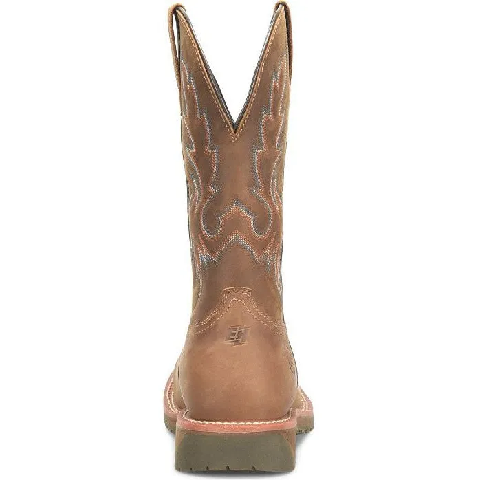 Double H Men's Roper 12" Wide Square Toe Composite Toe Western Work Boot -Brown- DH6141