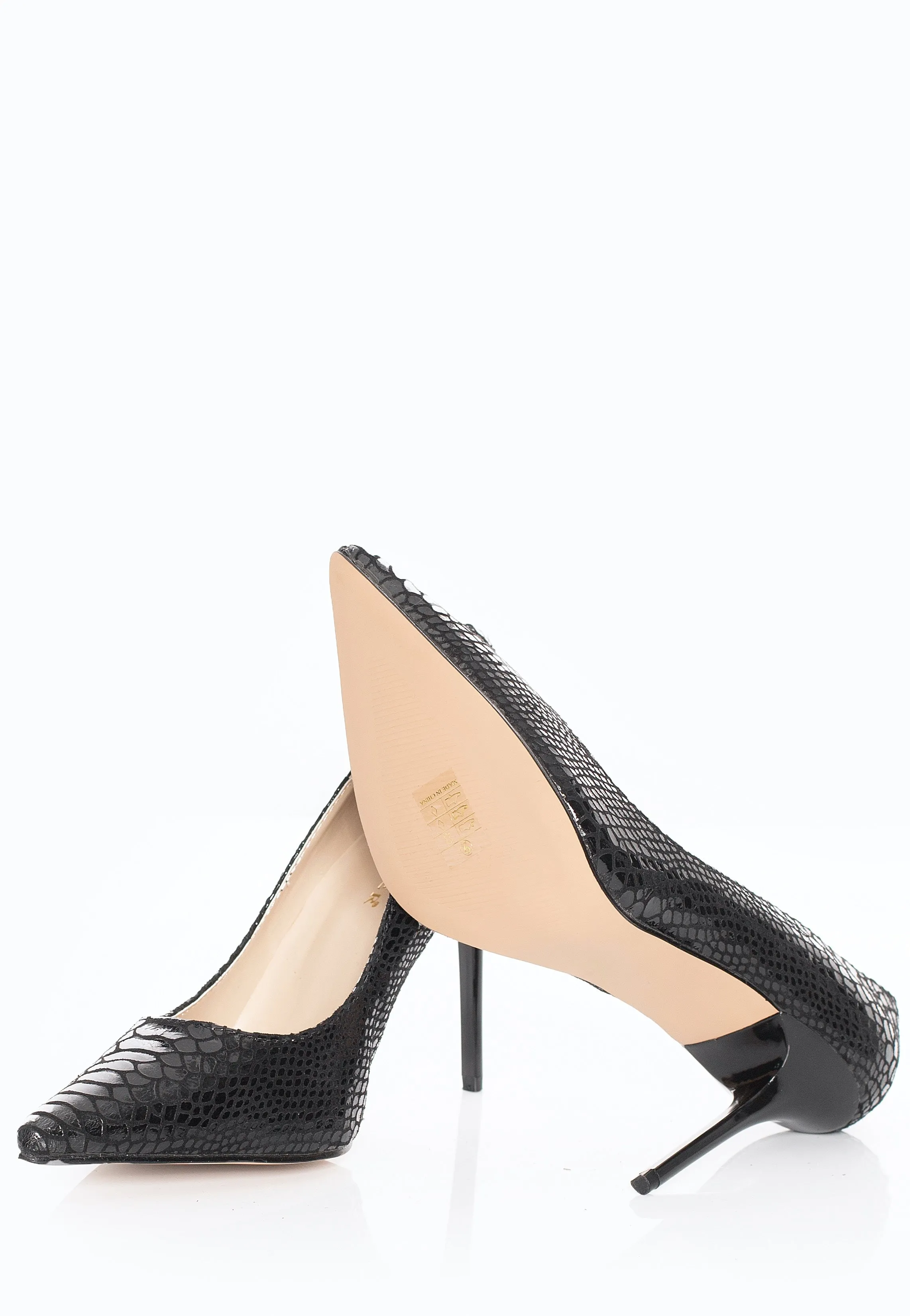 Fabulicious - Classique 20SP Black Leather - Heels