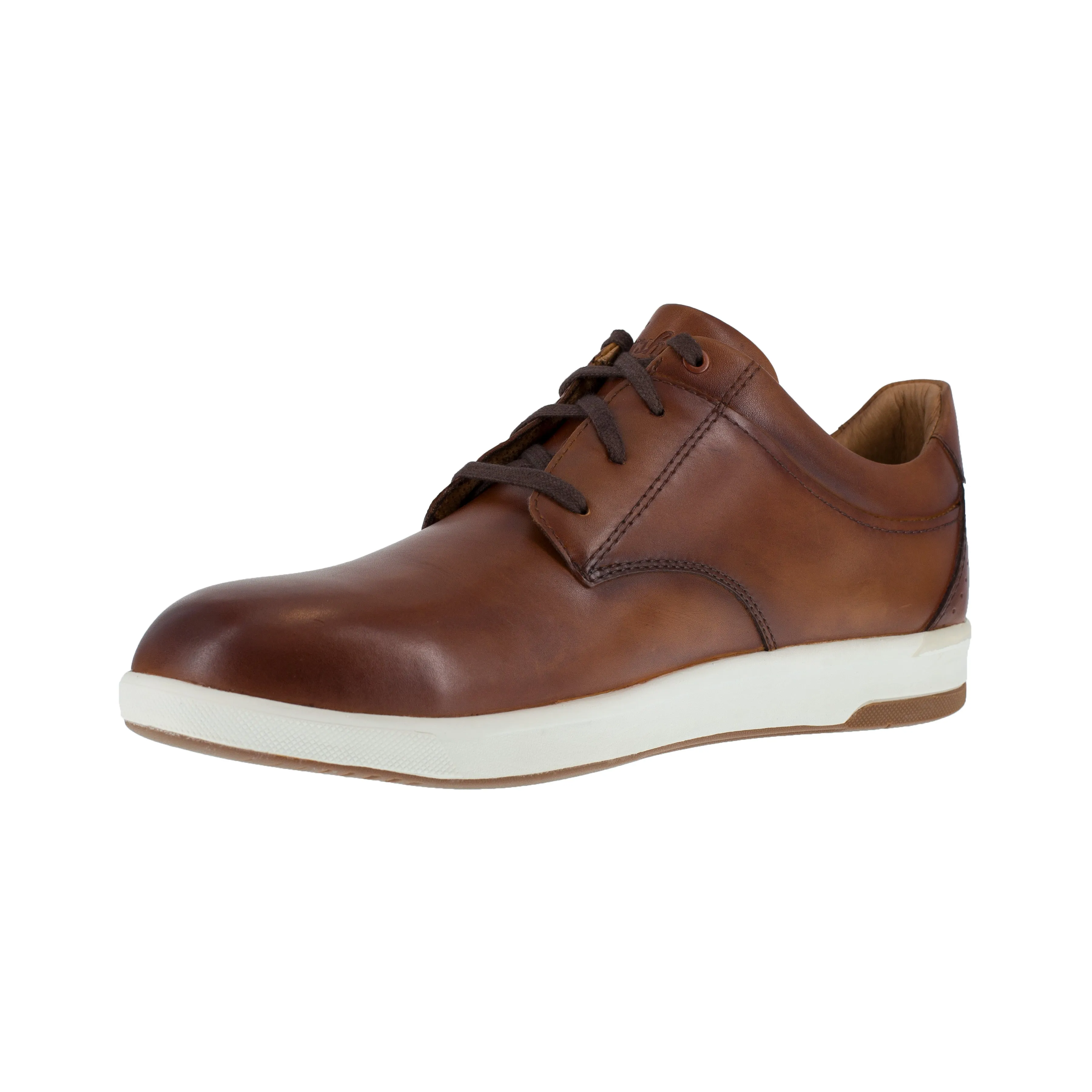 Florsheim Men's Crossover Steel Toe Oxford Work Shoe - Cognac - FS2650
