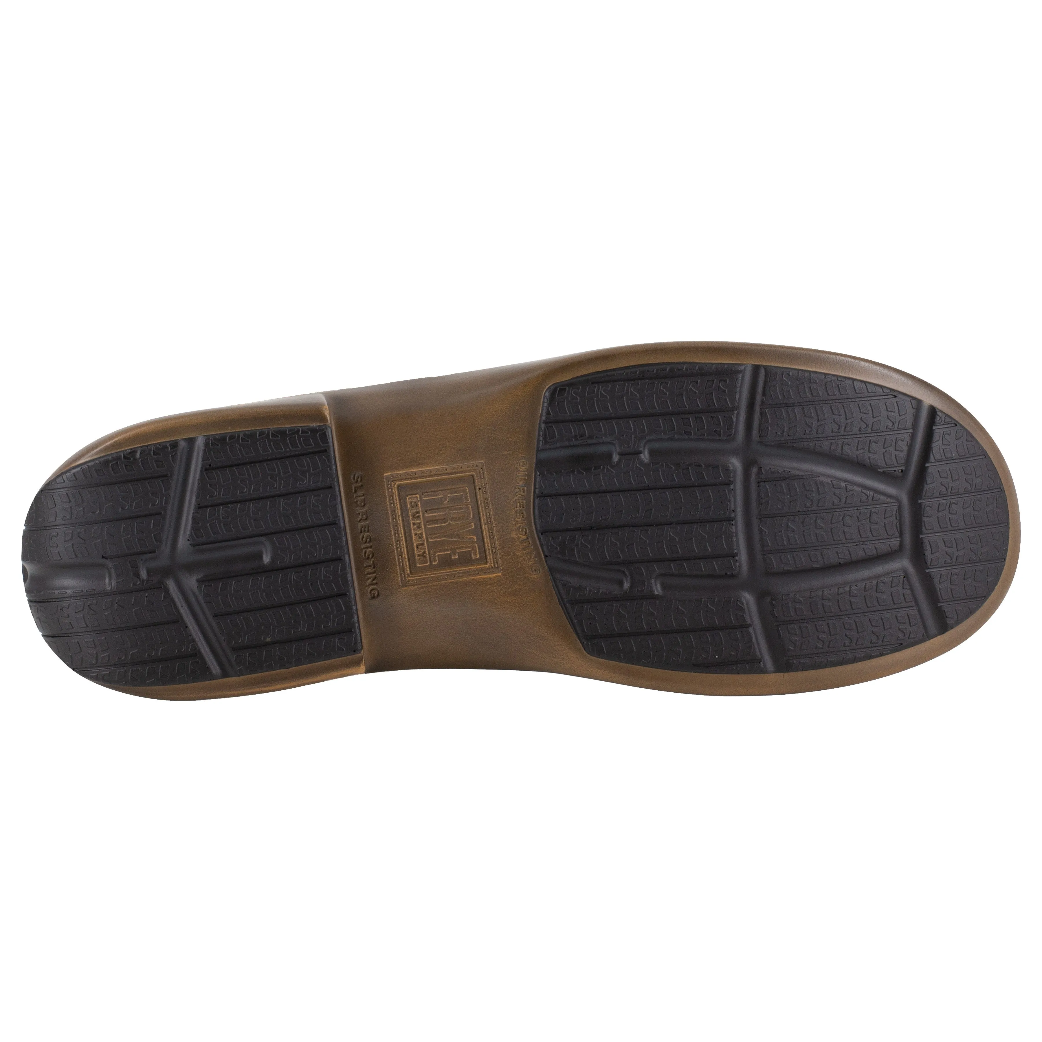 Frye Supply Men's Safety Crafted Utility Composite Toe Moccasin Work Shoe - Tan - FR40703