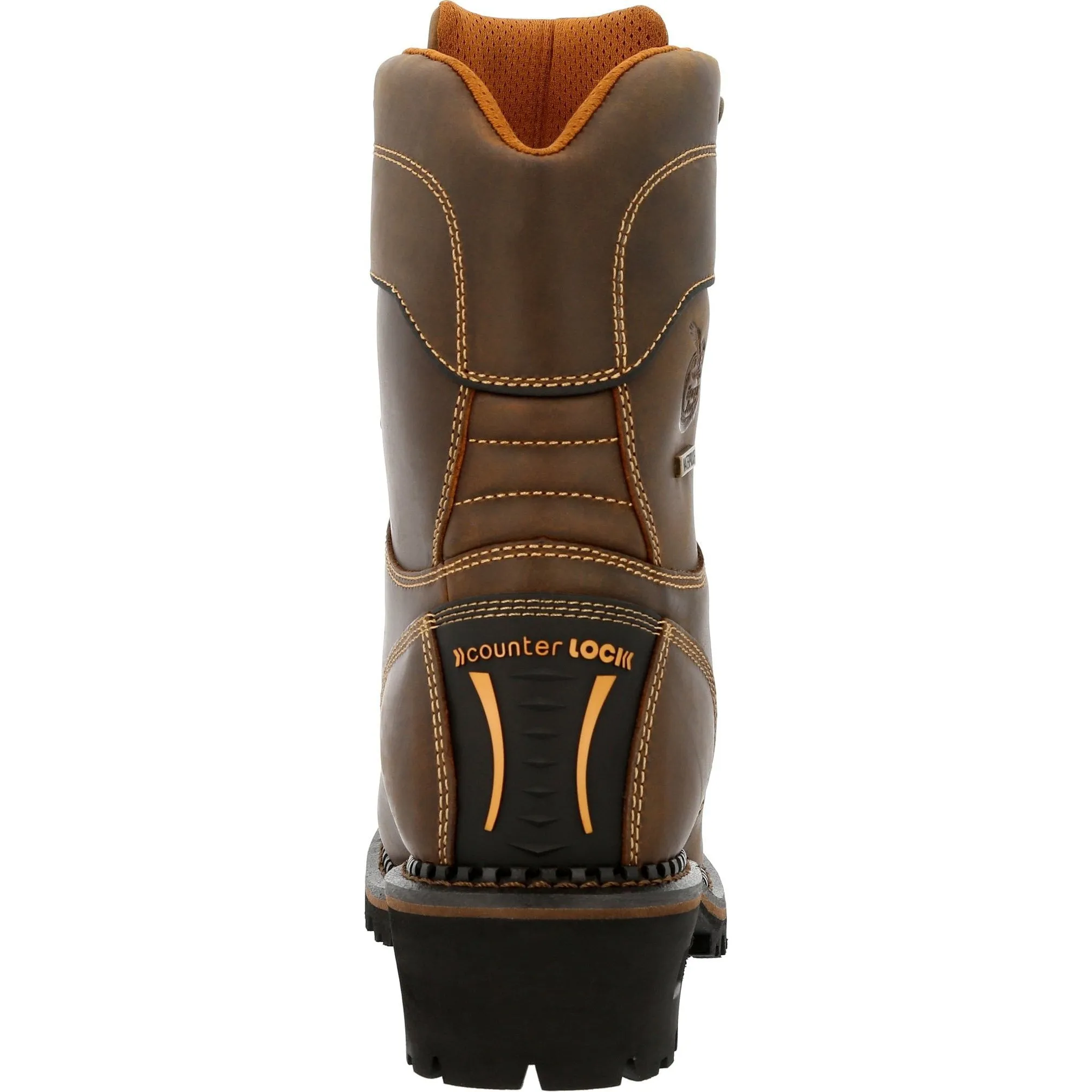 Georgia Men's Amped Lightweight Logger 9" Composite Toe Waterproof 600G Ins Work Boot- GB00491