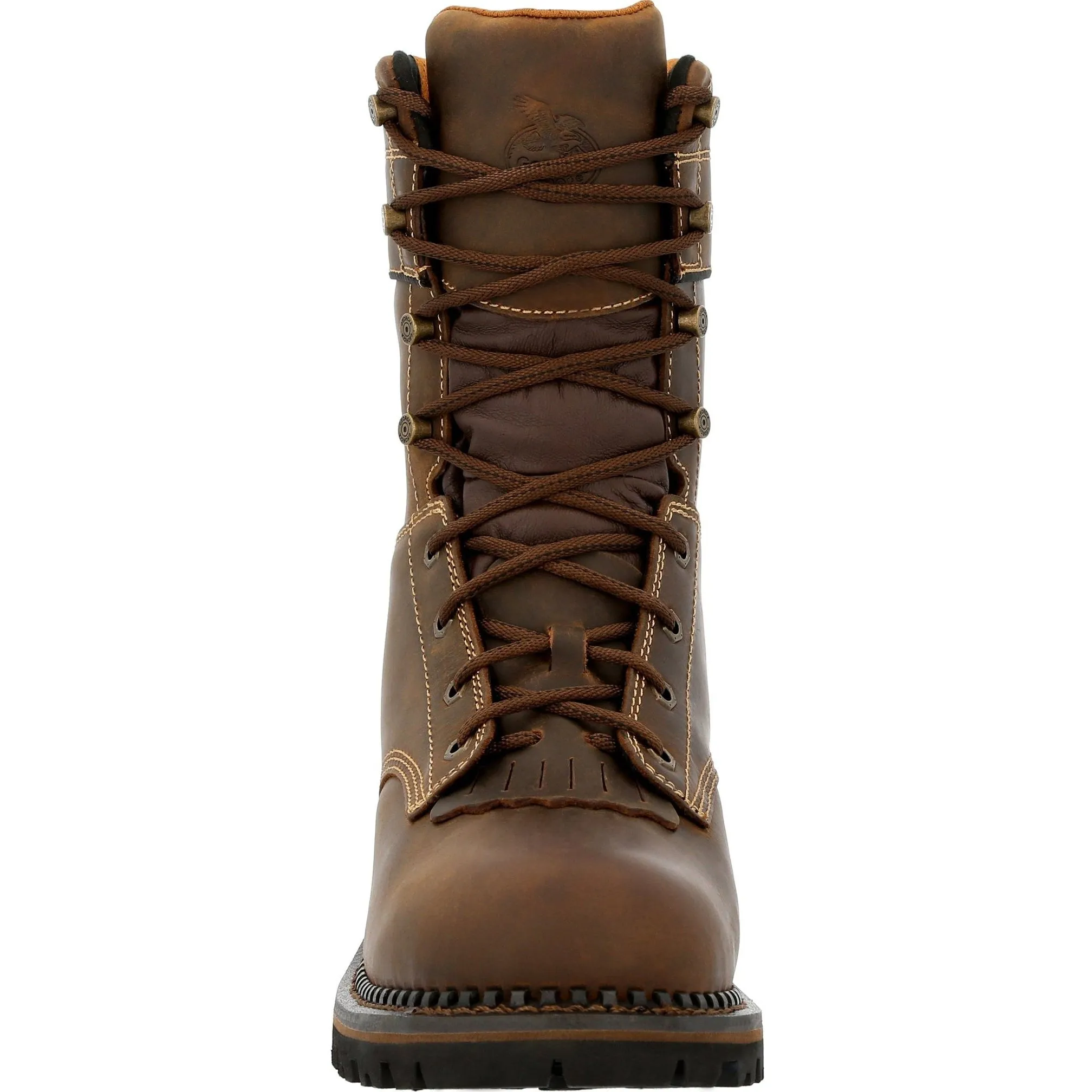 Georgia Men's Amped Lightweight Logger 9" Composite Toe Waterproof 600G Ins Work Boot- GB00491