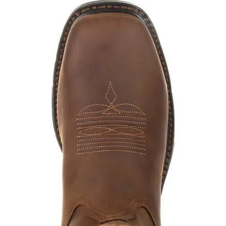 Georgia Men's Carbo-Tec Lightweight 11" Steel Toe Waterproof Western Work Boot Brown - GB00264