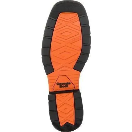Georgia Men's Carbo-Tec Lightweight 11" Steel Toe Waterproof Western Work Boot Brown - GB00264