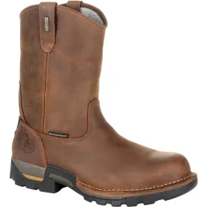 Georgia Men's Eagle One 10" Soft Toe Waterproof Work Boot - Brown - GB00314