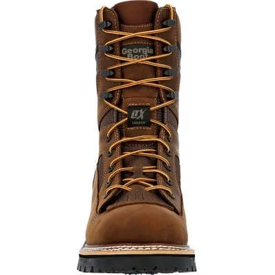 Georgia Men's Ltx Logger 9" Composite Toe Waterproof Work Boot -Brown- GB00617