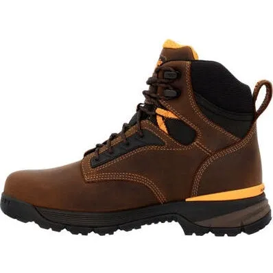Georgia Men's TBD 6" Alloy Toe Waterproof Slip Resistant Work Boot -Brown- GB00597