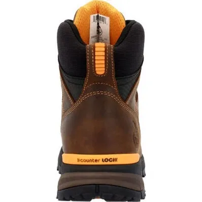 Georgia Men's TBD 6" Alloy Toe Waterproof Slip Resistant Work Boot -Brown- GB00597