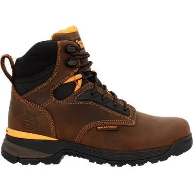 Georgia Men's TBD 6" Alloy Toe Waterproof Slip Resistant Work Boot -Brown- GB00597
