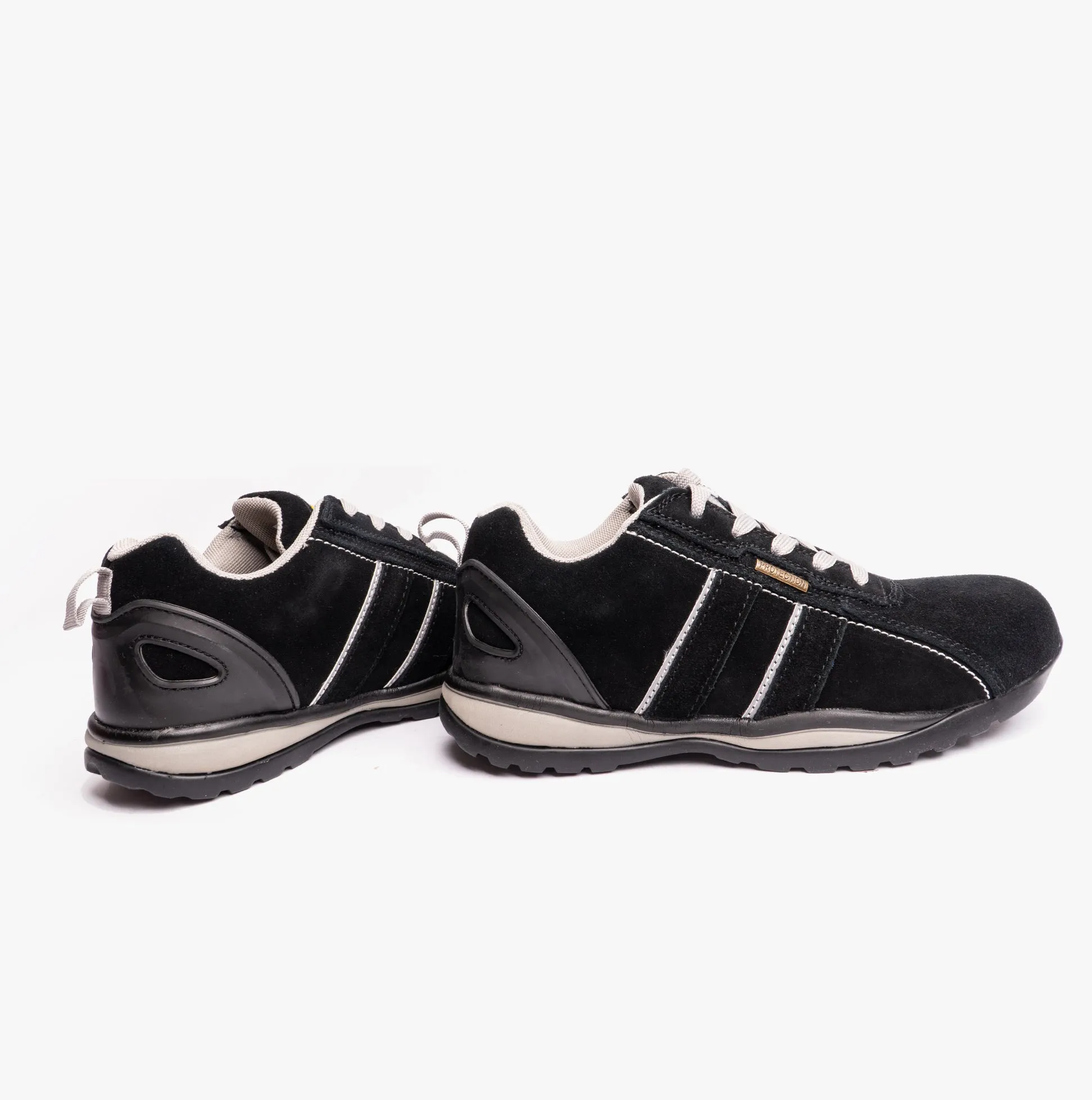 Grafters M090AS Unisex Safety Trainers Black/Grey