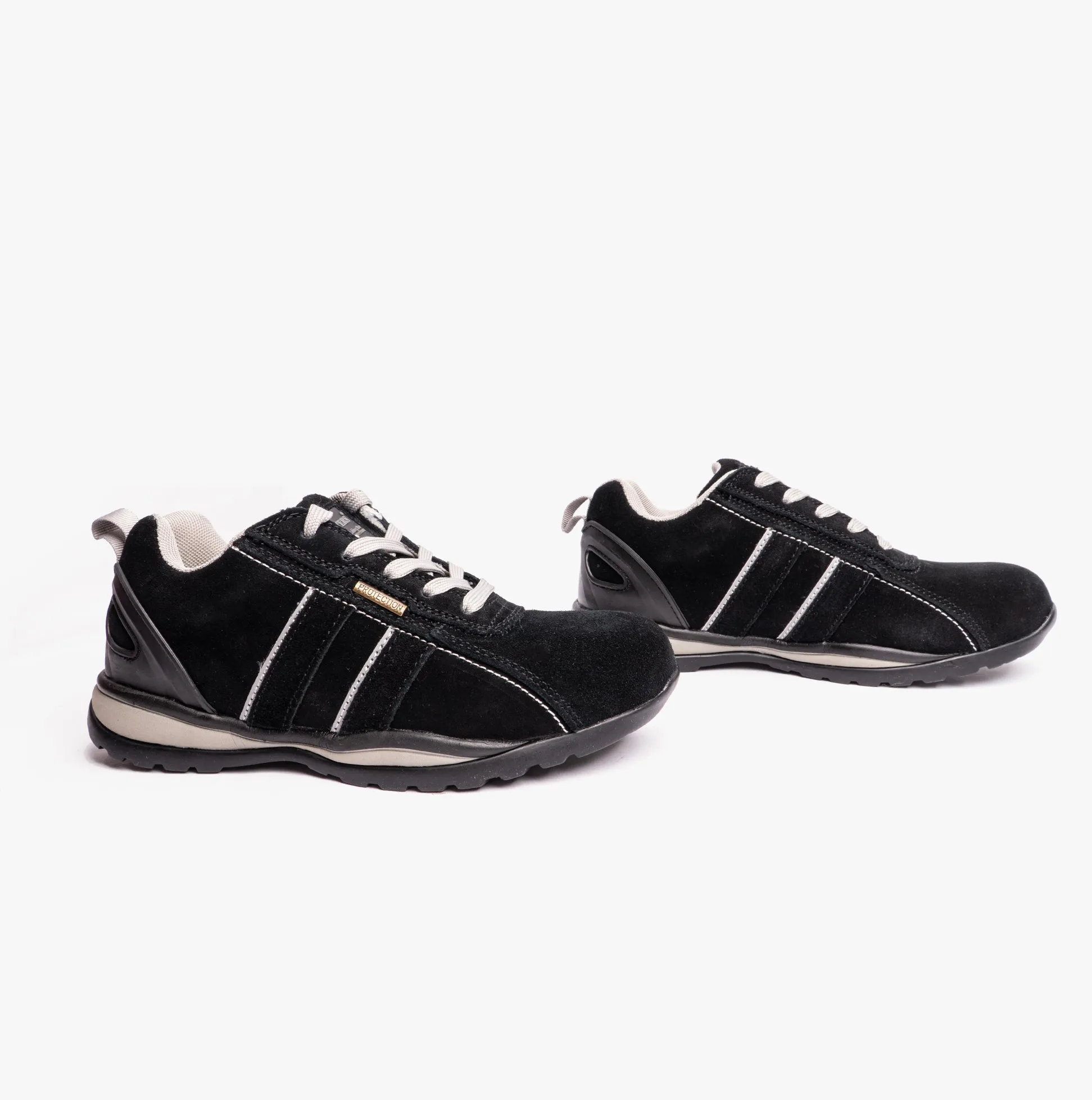Grafters M090AS Unisex Safety Trainers Black/Grey