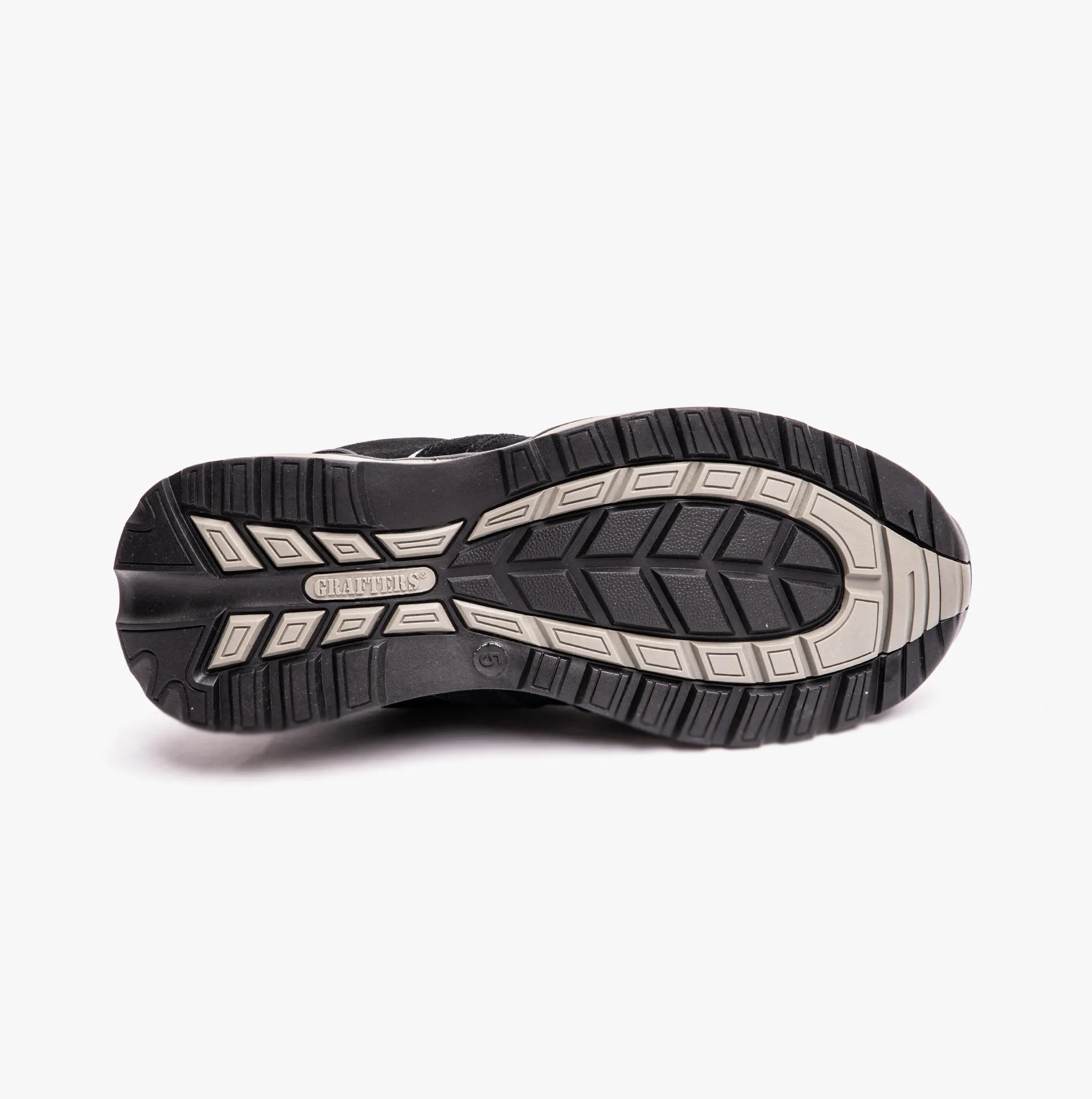 Grafters M090AS Unisex Safety Trainers Black/Grey