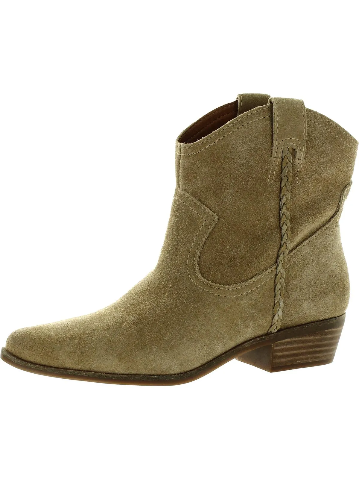 Hadrya Womens Pointed Toe Ankle Cowboy, Western Boots