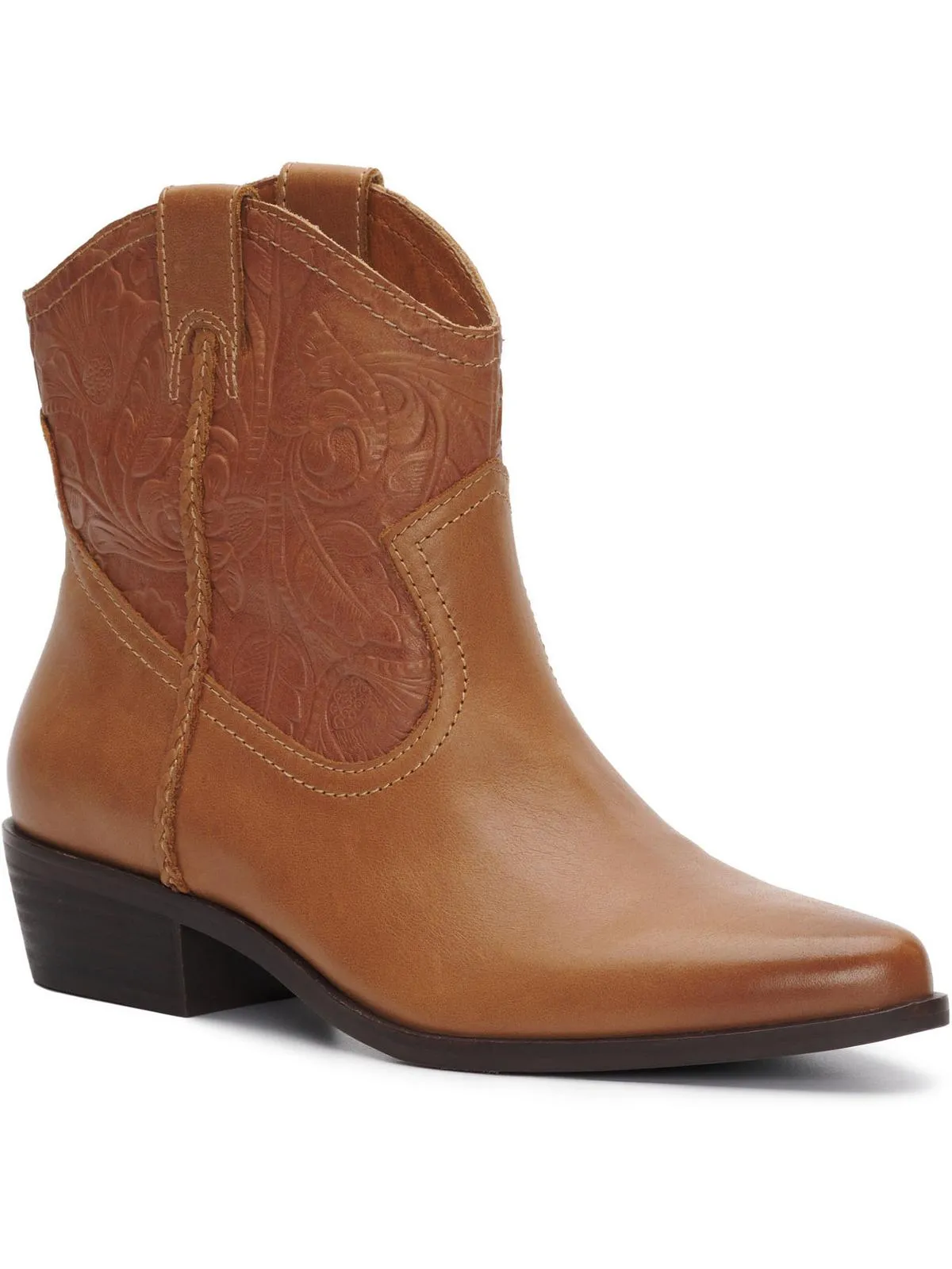 Hadrya Womens Pointed Toe Ankle Cowboy, Western Boots