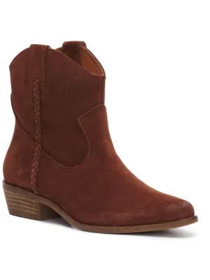 Hadrya Womens Pointed Toe Ankle Cowboy, Western Boots