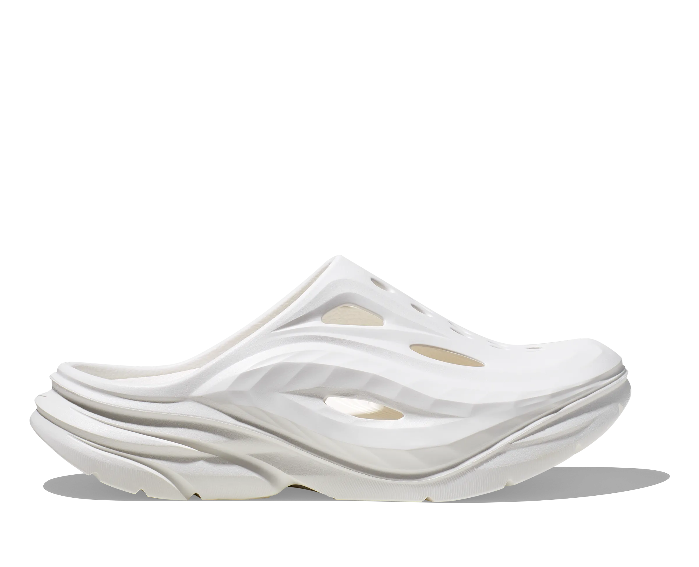 HOKA Ora Recovery Mule in White / White
