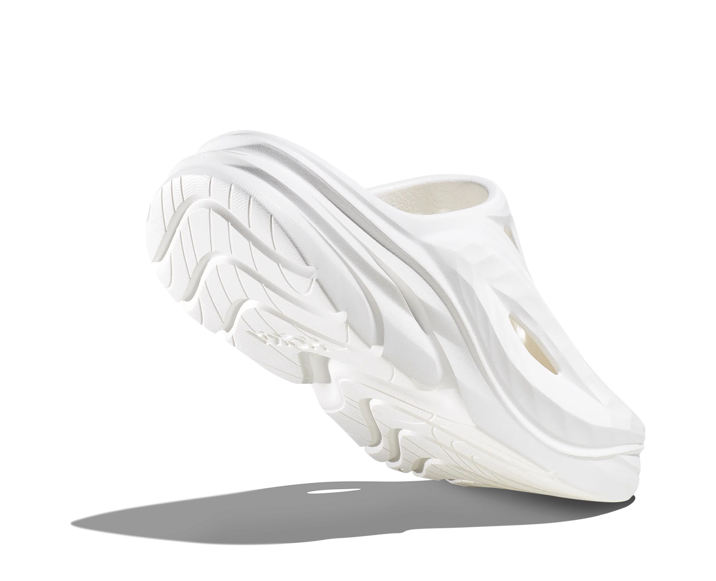 HOKA Ora Recovery Mule in White / White
