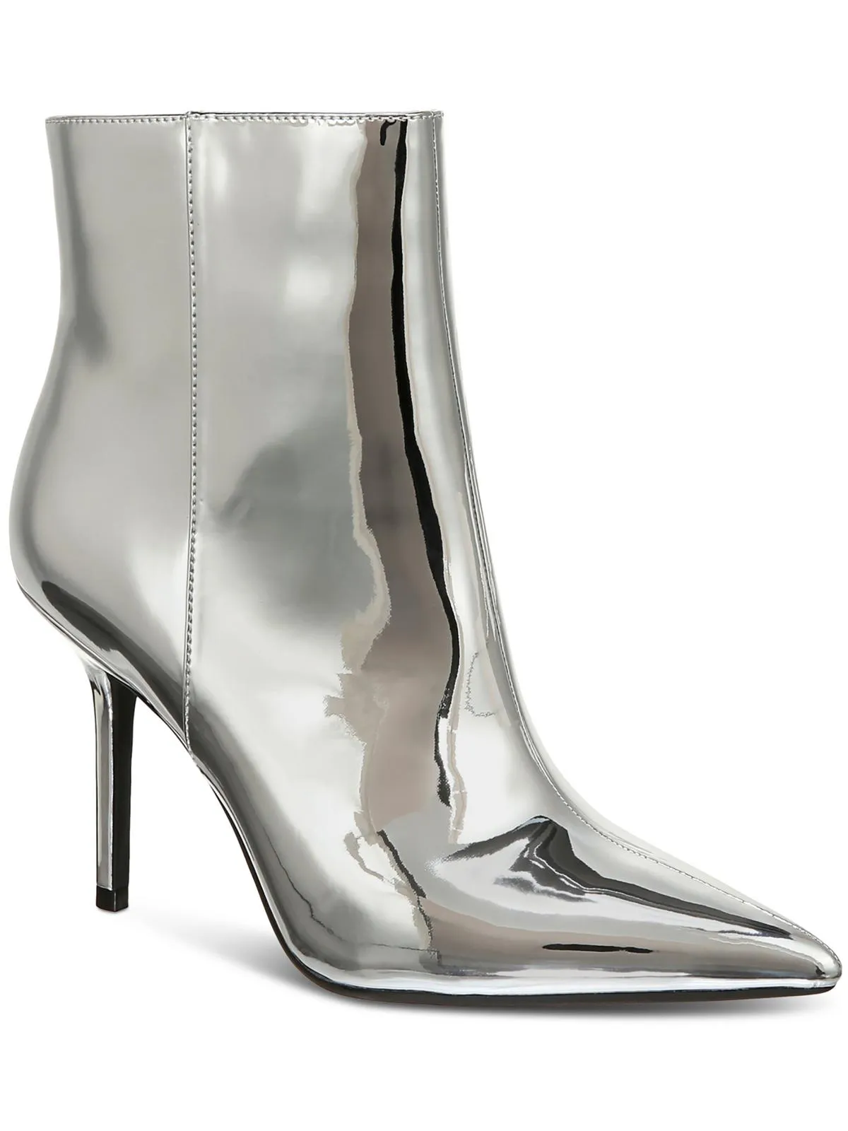Holand Womens Patent Pointed Toe Booties