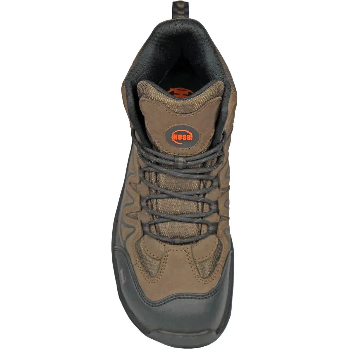 Hoss Men's Eric Hi Oblique Toe Slip Resistant Work Shoe - Brown 50239