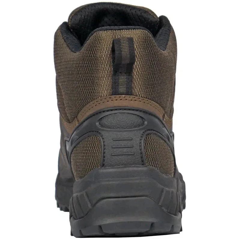 Hoss Men's Eric Hi Oblique Toe Slip Resistant Work Shoe - Brown 50239