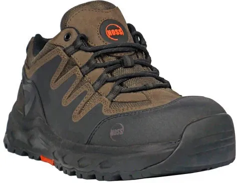 Hoss Men's Eric Lo Oblique Toe Slip Resistant Work Shoe - Brown 50238