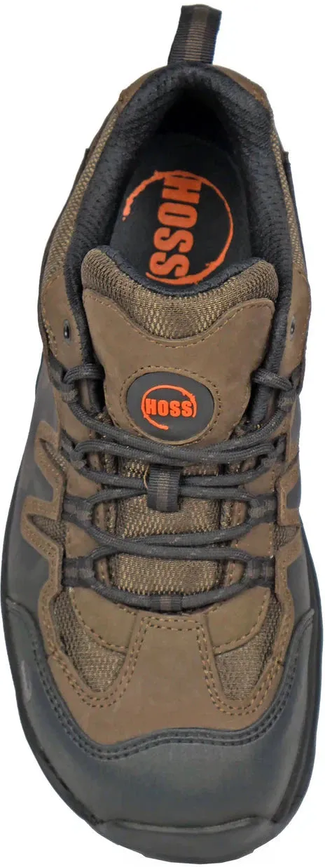 Hoss Men's Eric Lo Oblique Toe Slip Resistant Work Shoe - Brown 50238
