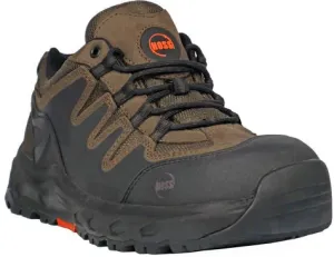 Hoss Men's Eric Lo Oblique Toe Slip Resistant Work Shoe - Brown 50238