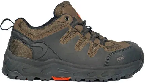 Hoss Men's Eric Lo Oblique Toe Slip Resistant Work Shoe - Brown 50238