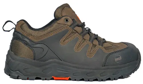 Hoss Men's Eric Lo Soft Toe Slip Resist Work Shoe - Brown - 50230