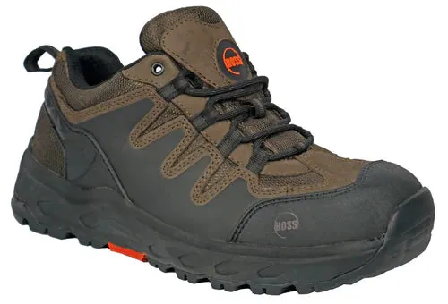 Hoss Men's Eric Lo Soft Toe Slip Resist Work Shoe - Brown - 50230