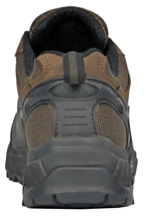 Hoss Men's Eric Lo Soft Toe Slip Resist Work Shoe - Brown - 50230
