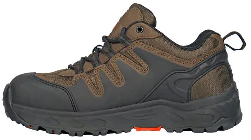 Hoss Men's Eric Lo Soft Toe Slip Resist Work Shoe - Brown - 50230
