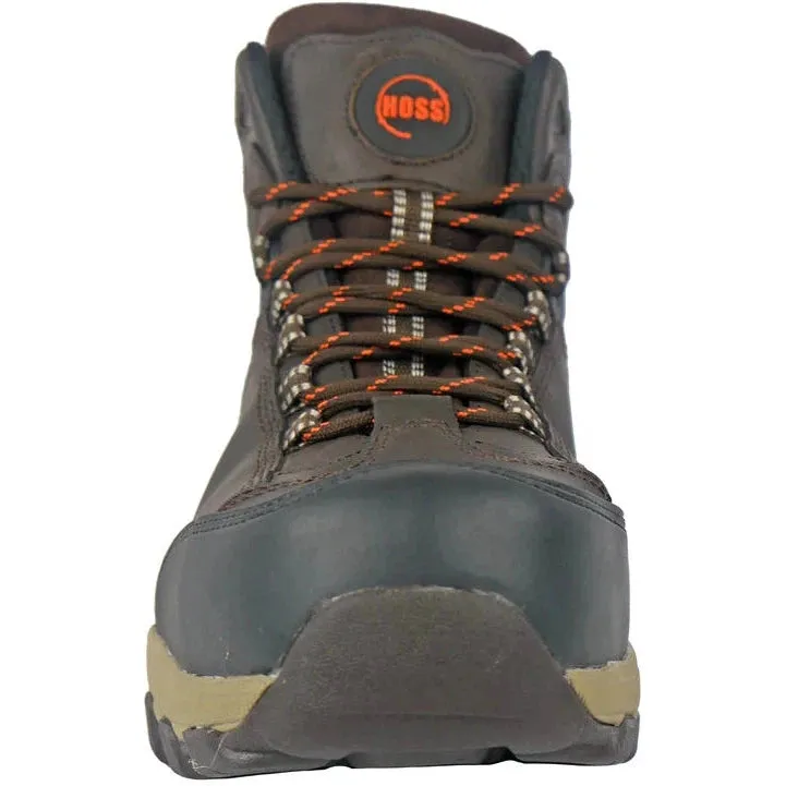 Hoss Men's Frontier Composite Toe Waterproof Work Shoe - Brown 50406