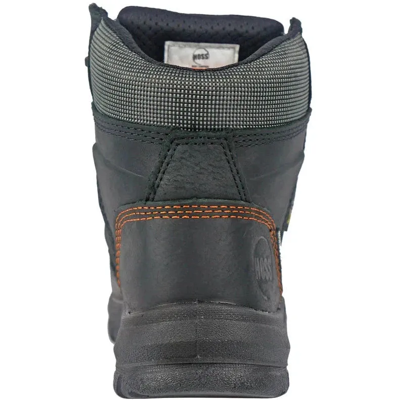 Hoss Men's Prowl 6" Composite Toe Met Guard Puncture Resistant  Work Boot - Black 60140