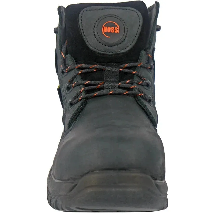Hoss Men's Prowl 6" Composite Toe Met Guard Puncture Resistant  Work Boot - Black 60140