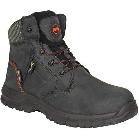 Hoss Men's Prowl 6" Composite Toe Met Guard Puncture Resistant  Work Boot - Black 60140