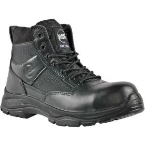 Hoss Men's Watchman 6" Composite Safety Toe Side Zipper Work Shoe - Black 50172