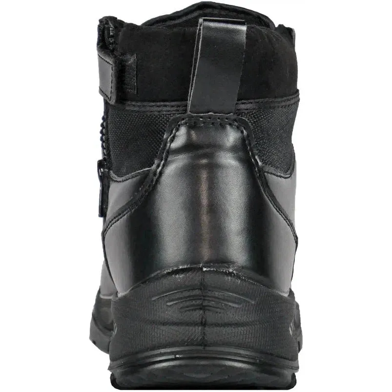 Hoss Men's Watchman 6" Composite Safety Toe Side Zipper Work Shoe - Black 50172