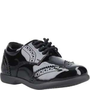 Hush Puppies Bridget Patent Junior School Shoes