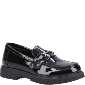Hush Puppies Lydia Patent Senior School Shoes Size 7