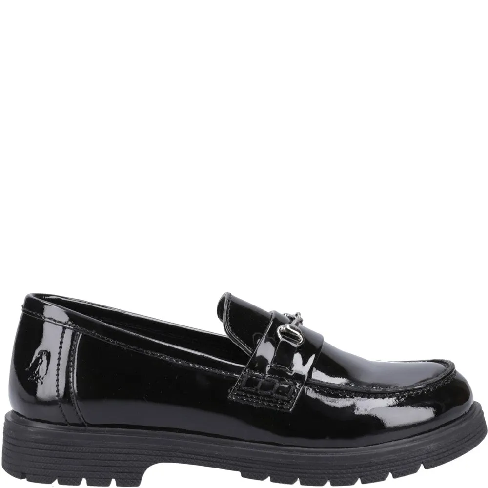 Hush Puppies Lydia Patent Senior School Shoes