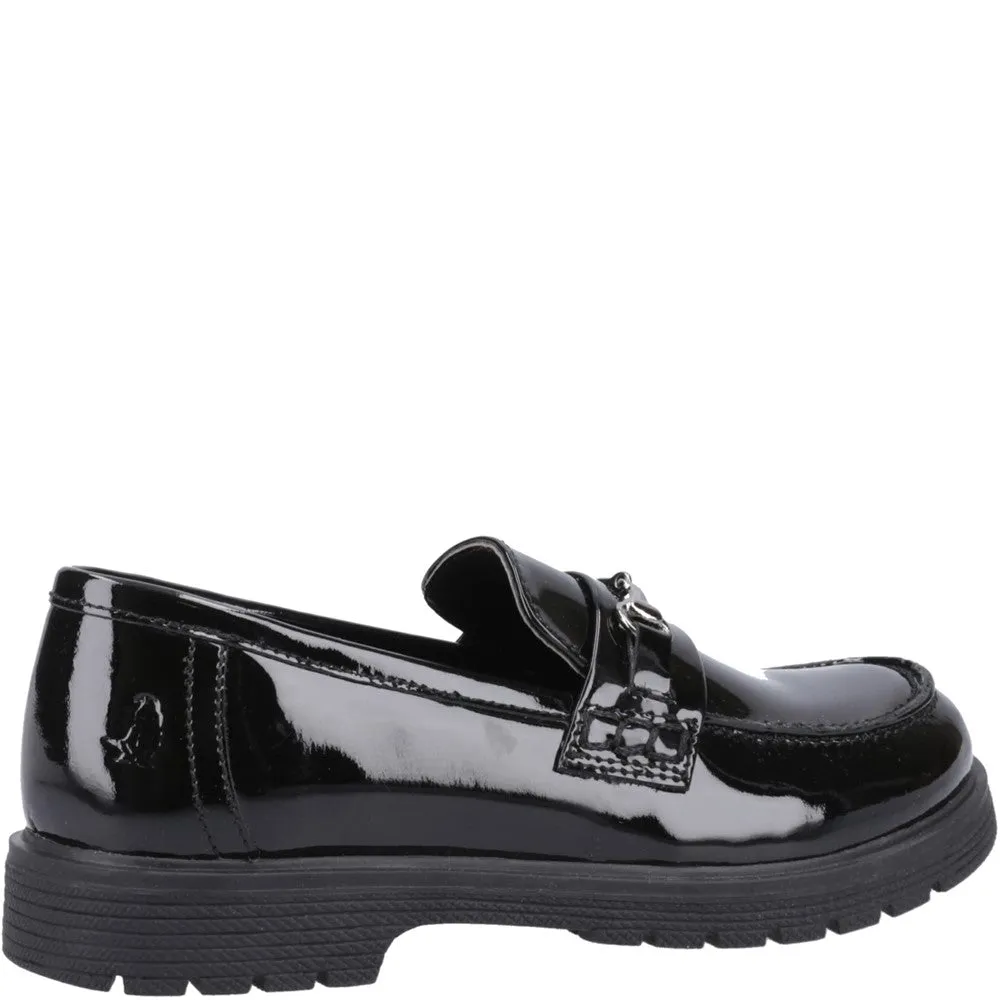 Hush Puppies Lydia Patent Senior School Shoes