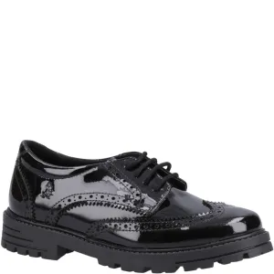 Hush Puppies Maxine Patent Junior School Shoes