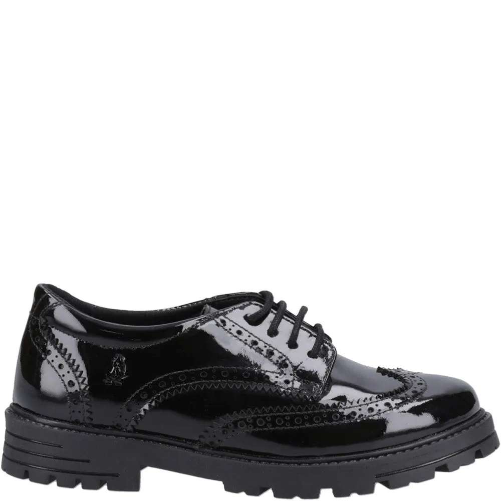 Hush Puppies Maxine Patent Junior School Shoes