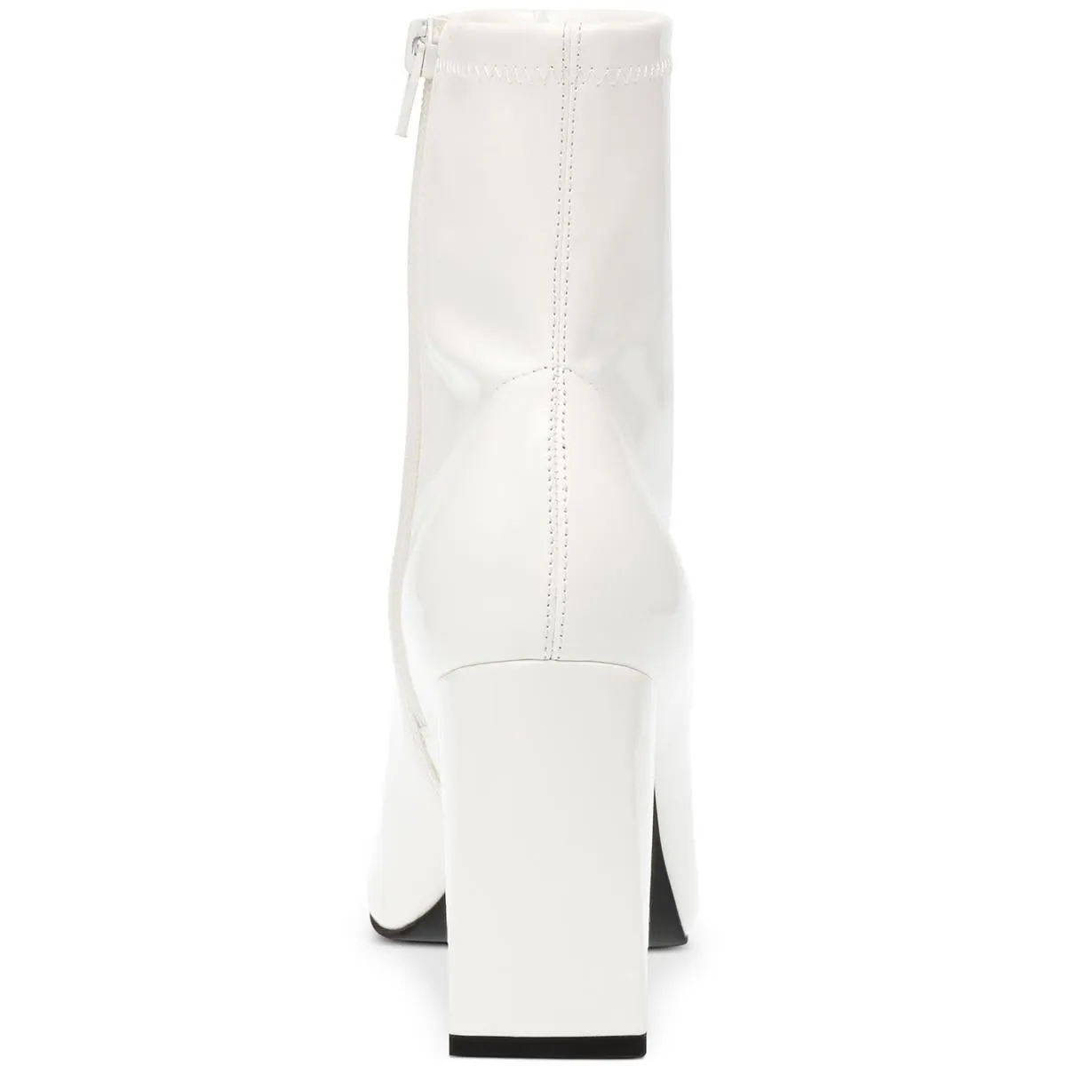 Iloise Womens Patent Block Heel Booties