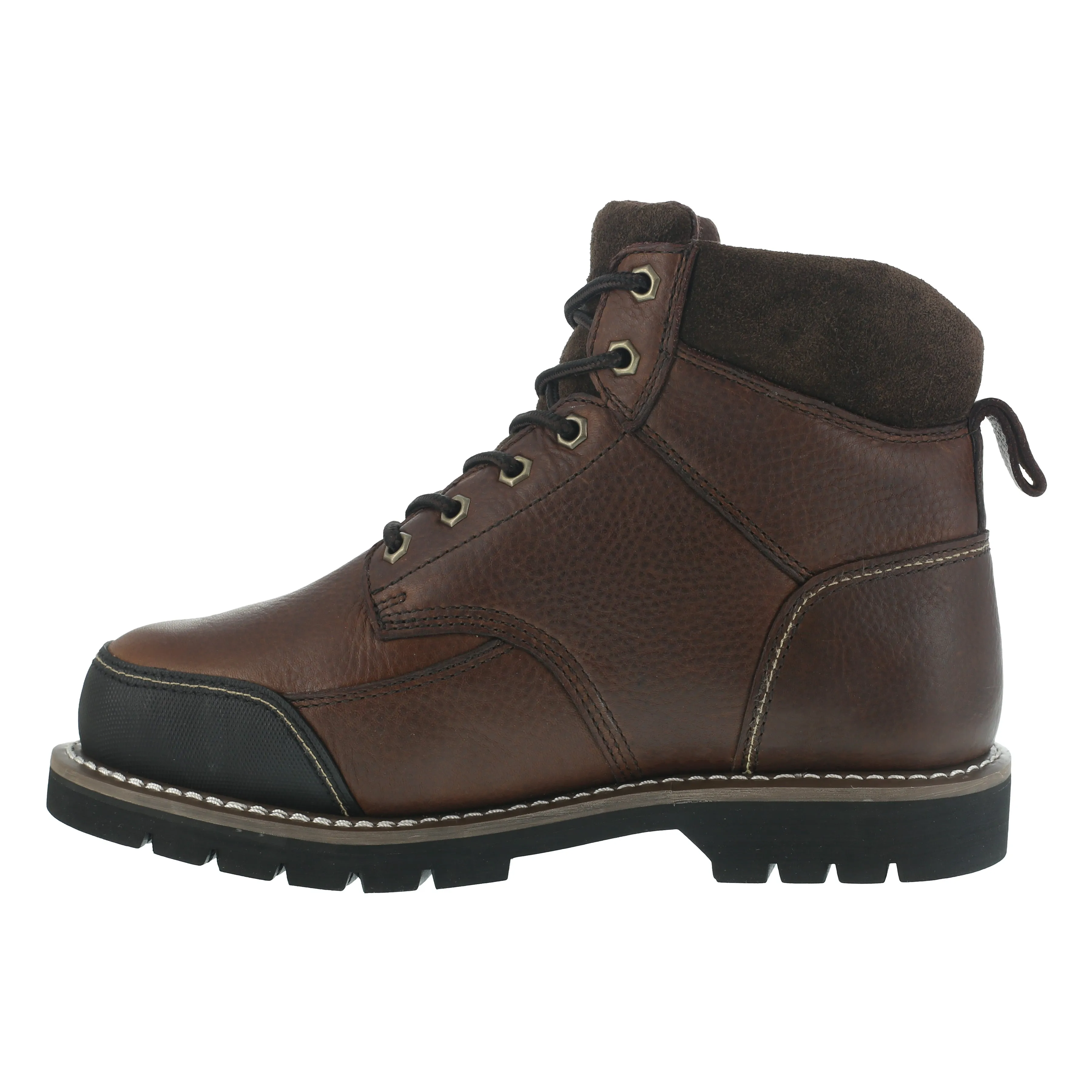 Iron Age Men's Dozer 6" Steel Toe Flex Met Guard Work Boot - Brown - IA0163
